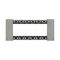 Bticino Living Now 6 Module Coverplate Steel