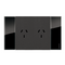 Bticino Living Now 4 Module Double Powerpoint Coverplate Night