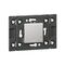 ARTEOR Wireless Switch Mechanism - Horizontal 2 Module with Grid - Soft Aluminium