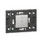 ARTEOR Wireless Blind Switch Mechanism - Horizontal 2 Module with Grid - Soft Aluminium