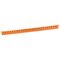 MEMOCAB - Markers for wiring numbers - colour code 2.5x2.5mm orange number 3 slide-in pack of 600