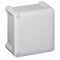 Enclosure - IP66 plastic box 130Hx130Wx74Dmm no knock-outs