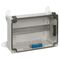 Enclosure - IP55 plastic box 180Hx140Wx86Dmm transparent cover no knock-outs