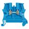 Viking 3 - 1 connection - 1 entry/1 outlet blue 0.25 to 4mm² rigid - 0.25 to 2.5mm² flexible - 5mm pitch