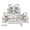 Viking 3 - 2 connections on 2 levels grey 0.25 to 6mm² rigid - 0.25 to 4mm² flexible - 6mm pitch