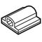 MEMOCAB - Marker holders 7 markers capacity 17.5mm transparent adhesive