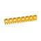 CAB3 - Markers for terminal blocks and wiring 0.5 to 1.5mm² black letters on yellow background 0.5-1.5mm² letter C pack of 300