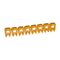 CAB3 - Markers for wiring 4 to 6mm² black letters on yellow background 4-6mm² letter E pack of 300