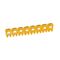 CAB3 - Markers for terminal blocks and wiring 0.5 to 1.5mm² black letters on yellow background 0.5-1.5mm² letter I pack of 300