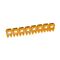 CAB3 - Markers for wiring 4 to 6mm² numbers - colour code 4-6mm² letter R pack of 300