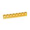 CAB3 - Markers for terminal blocks and wiring 0.5 to 1.5mm² black letters on yellow background 0.5-1.5mm² letter Z pack of 300