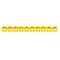 CAB3 - Markers for wiring 1.5 to 2.5 mm² black letters on yellow background 1.5-2.5mm² letter T pack of 300