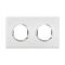 ARTEOR SCS Round 2 Module Horizontal Coverplate White