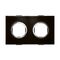 ARTEOR SCS Round 2 Module Horizontal Coverplate Mirror Black