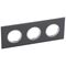 ARTEOR SCS Round 3 Module Horizontal Coverplate Graphite