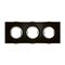 ARTEOR SCS Round 3 Module Horizontal Coverplate Mirror Black
