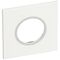 ARTEOR SCS Round 1 Module Horizontal Coverplate Mirror White
