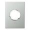 ARTEOR Round 2 Module Vertical Coverplate Pearl Aluminium