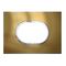 ARTEOR Round 3 Module Horizontal Coverplate Brushed Gold