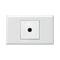 Excel - Audio jack outlet 3.5mm 1 gang gloss white