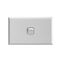 Excel - Horizontal weatherproof switch - Single Pole Double Throw - 1 gang 2 way IP56 10A 240V a.c. white