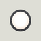 HPM OROYA 16W LED Cool White Bunker Light Black