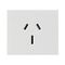 Excel Life - Horizontal single powerpoint mechanism 1 gang 15A 240V a.c. autoswitch white
