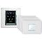 Home automation - Pre configured kit 3.5 touchscreen with 3 phases energy monitoring & 5 x 1 gang switches white for lighting and dimming control