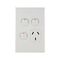Single Power Point with 2 Extra Switches – VERTICAL