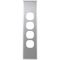 Metal Cover Plate 4 Gang Architrave