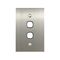 Grid Plate 2 Gang – BLACK