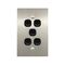 Stainless Steel Light Switch 5 Gang Vertical – BLACK