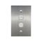 Stainless Steel Light Switch 2 Gang Vertical