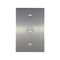 Stainless Steel Light Switch 1 Gang Vertical