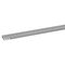 Transcab - Cable grey duct with cover - 2 metre length 15x40mm 2m 12.5mm finger DIN pitch with cover grey