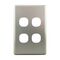Metal Cover Plate 4 Gang