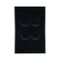 Light Switch 4 Gang – VERTICAL BLACK