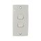 Intermediate Plate Light Switch 2 Gang – 78mm Mounting Centres
