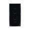 Intermediate Plate Light Switch 2 Gang – 54mm Mounting Centres BLACK