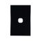 Grid Plate 1 Gang – BLACK