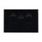 Double Power Point with Extra Switch – BLACK