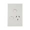 Single Power Point with Extra Switch – VERTICAL