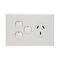 Single Power Point with 2 Extra Switches