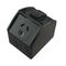 Weatherproof GPO SINGLE 10A – Half Size New Style BLACK