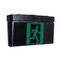 G2 LED Exit Sign complete with running man decals - black finish with lithium battery