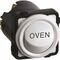 Excel Life - Engraved rocker switch mechanism 1 way 32A 240V a.c. OVEN engraved white