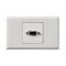Excel - VGA outlet HD15 1 gang gloss white