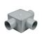32mm Square Junction Box Three Way