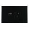 Single Power Point 10A 250V AC – MATTE BLACK