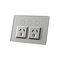 Glass Touch Power Point Double + Extra Switch I-TOUCH